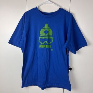 The North Face T Shirt Skiing Blue Graphic Ames Bros Ames Brother Men's  Sz XL